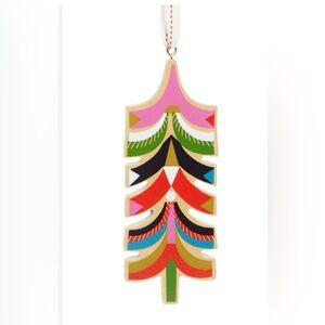Wooden Colorful Tree Ornament